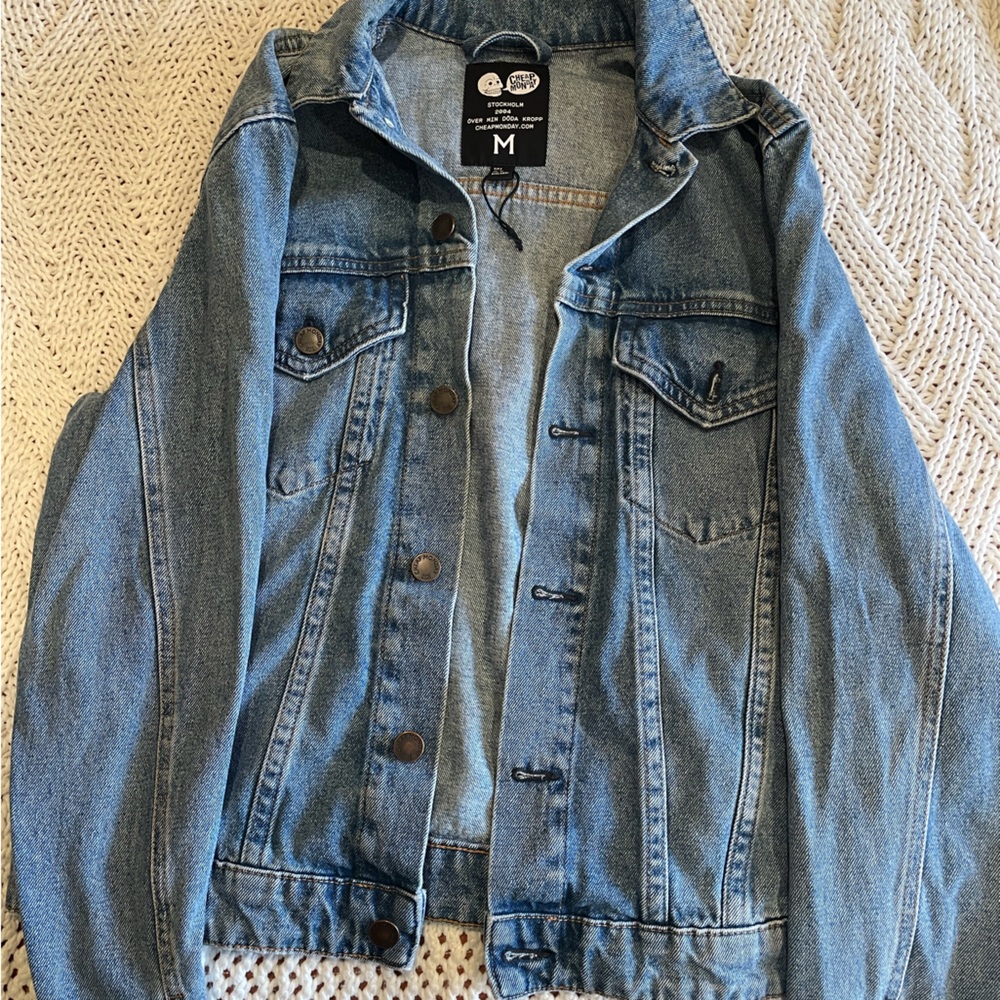 $10! Cheap Monday Denim Jacket- Used- Size Medium